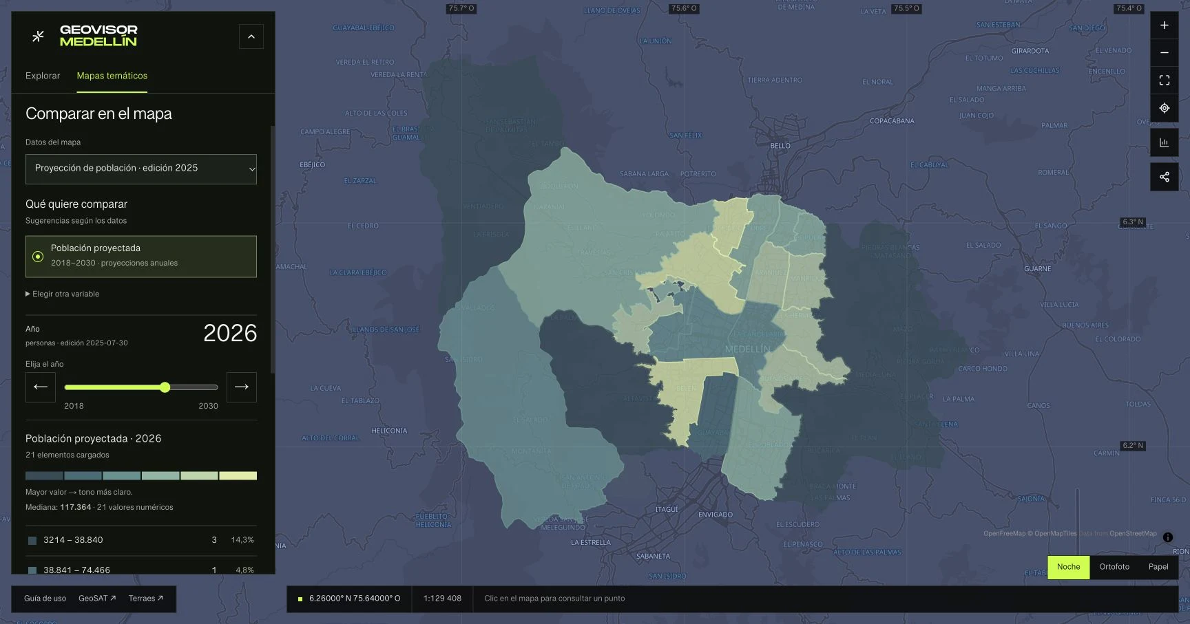 Thematic map